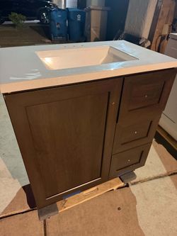New brown Bathroom Vanity with Top
