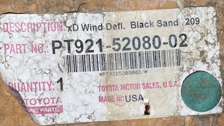 Scion XD OEM Wing Black