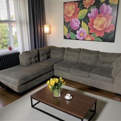 Sectional couch sofa L shape chaise living room furniture