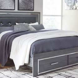New Ashley Furniture King Bed 