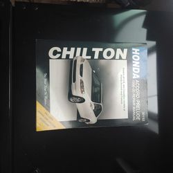 Chiltons Repair Guide / Honda Accord 1(contact info removed)