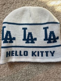 Dodgers hello kitty beanie