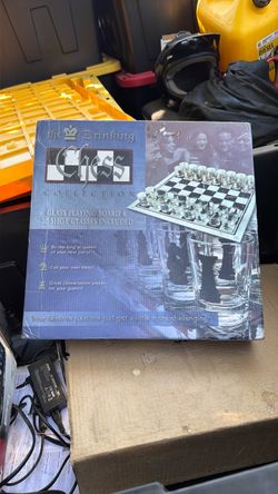Chess with shot glasses