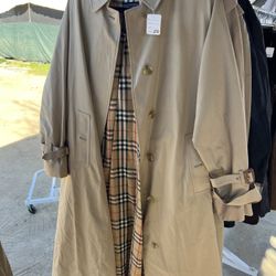 Vintage 90s HA&E Burberry Bermuda Trench Coat