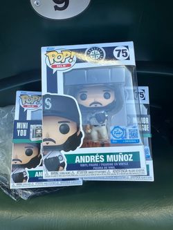 2026 Andres Munoz Seattle Mariners Funko Pop SGA 9/8/26 T-Mobile Park New Flame