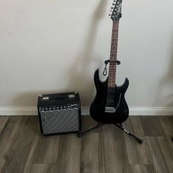 Guitar Amp And Stand 