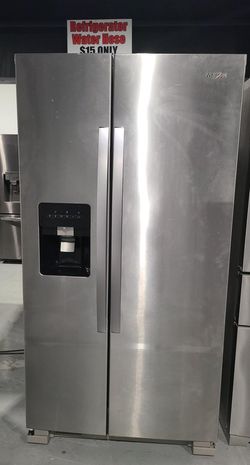 Whirlpool Side By Side Stainless Steel Refrigerator
