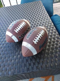 Both football cost twenty dollars