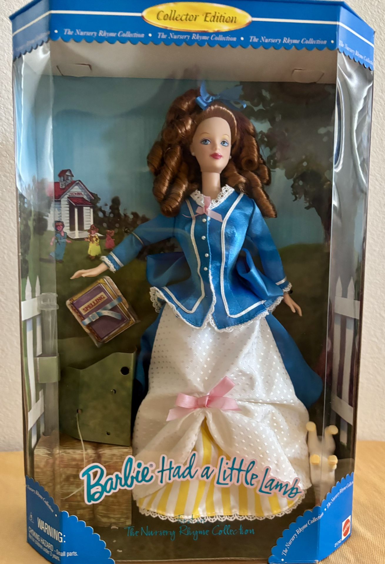 Collector Barbie - Barbie Had a Little Lamb (1998) - First in The Nursery Rhyme Collection - #21740 Mattel