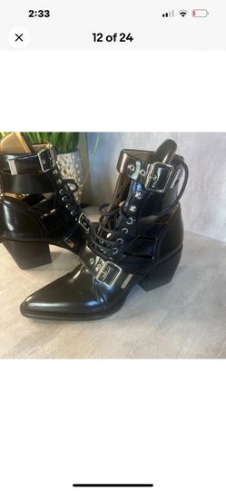 The Chole Riley Lace Up Box Calf Boot