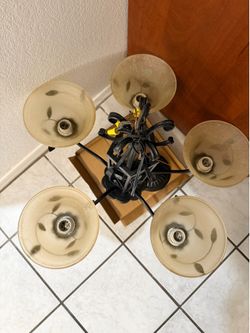 5 lights lamp