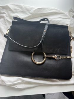 Brand New Black Fye Medium Crossbody Bag
