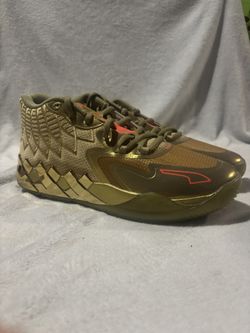 Puma, Lamelo’s MB.01 “Golden Child”,Gold, Size 11