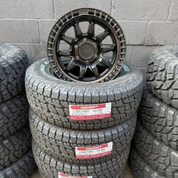 Lt 265/70/17 All Terrain New Nuevas Rims And Tires Rines Y Llantas 17”
