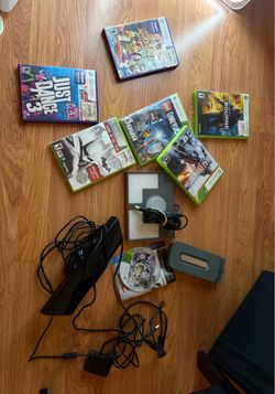 Xbox 360 Kinect Sensor, Games, and Accessories Bundle for Xbox 360