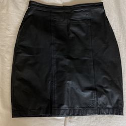Leather Skirt
