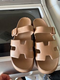 Tan Slide Sandals size 11