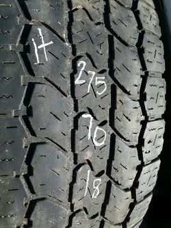 275 70 18 one good truck tire