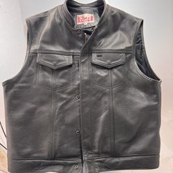 Lil Joes Leather Bikers Vest Custom Tailoring 