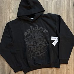 BLACK PHANTOM  Sp5der Hoodie