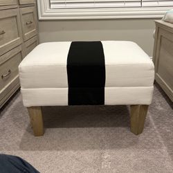 Pottery Barn Kids Wingback Ottoman (have chair for sale also - See Pics)