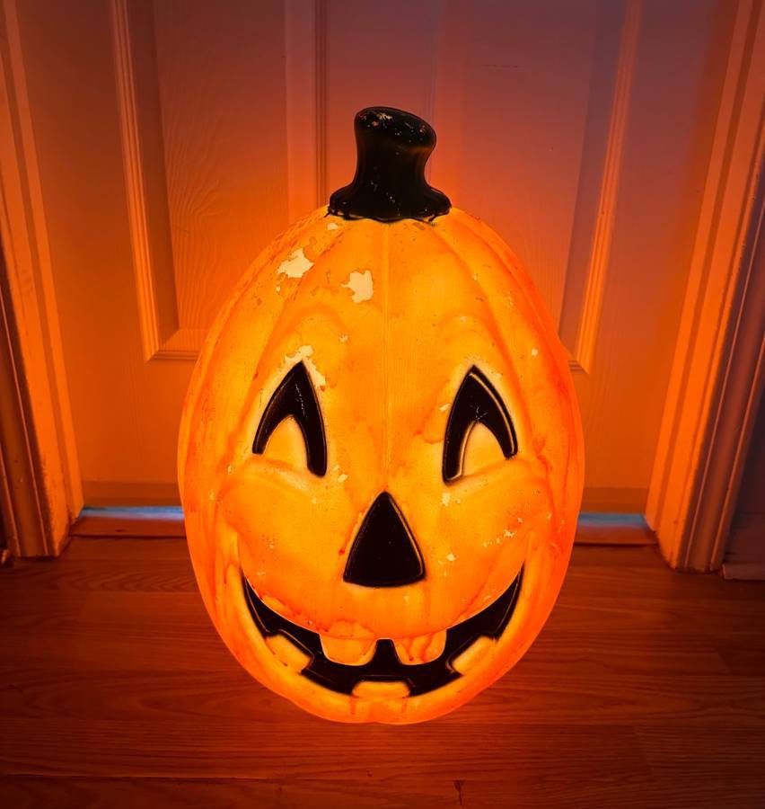 Large Light Up Pumpkin Blowup Mold Halloween Home Garden Decor
