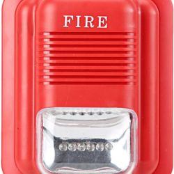 Single Action Manual Pull Station,Sound and Light Fire Protection Alarm Warning Strobe Siren Alert Safety System