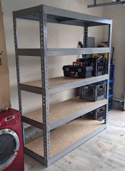 5-Tier Heavy Duty Steel Garage Storage Shelving Unit 48” x 18.5” x 72”