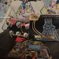 Pokemon Mega Evolution Box, ETB and Blister
