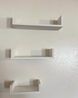 3-Piece Solid Wood Floating Shelf Set
