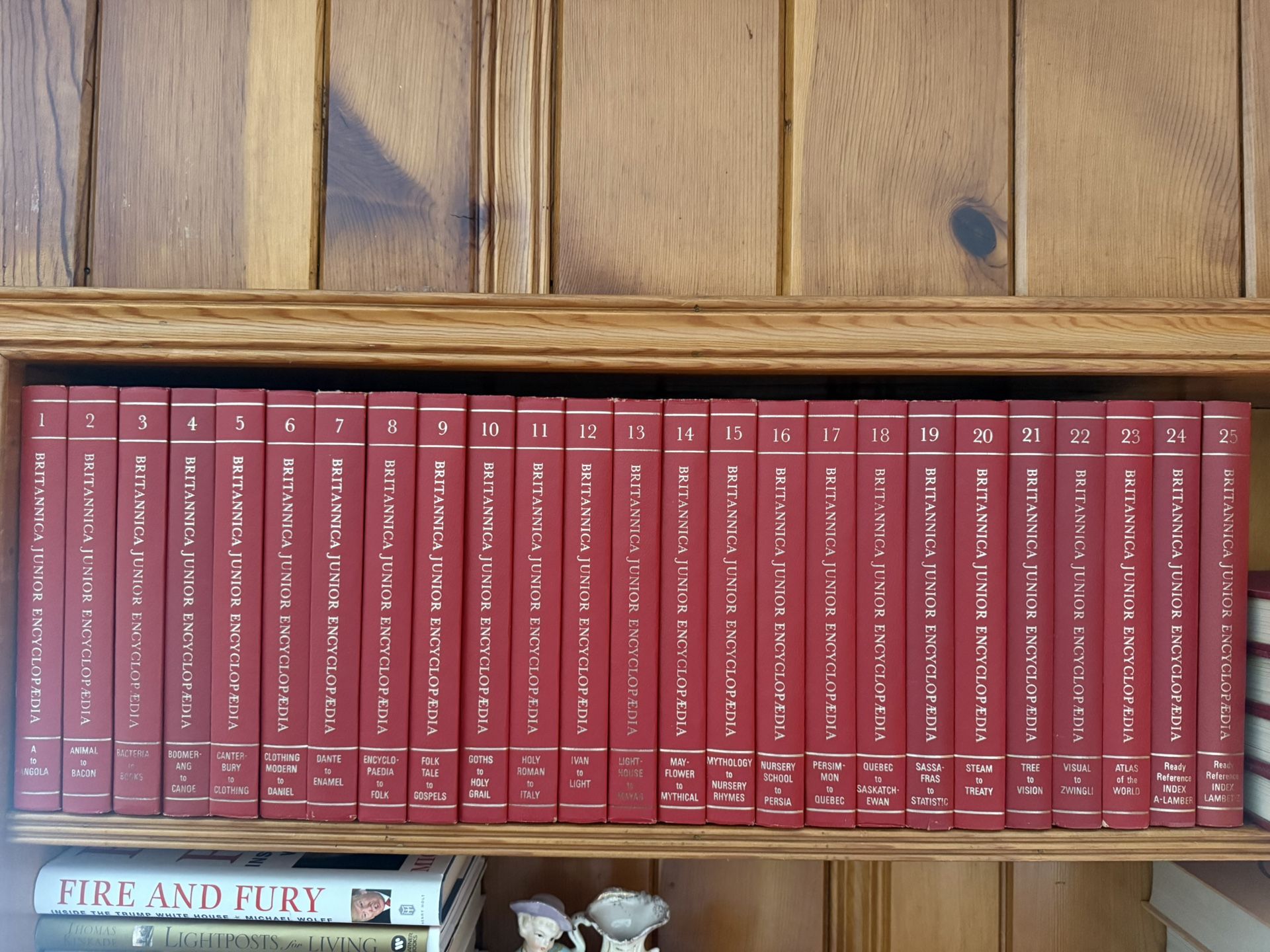 Britannica Junior Encyclopedia 25 Volumes.