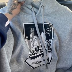 LA Hoodie (Grey - XL) LA True Blue BRAND NEW