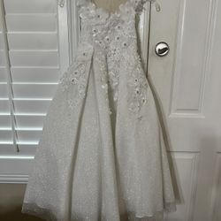 Little Girls Sparkly Dress Size 4/5 Toddler Girl