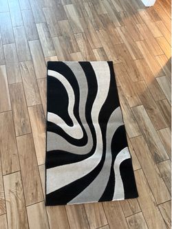 Black and White Rug