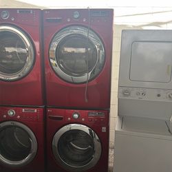 Front Load Gas Washer and Dryer