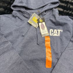 High Quality Blue Caterpillar Men’s XXL Hoodie!  #CAT 