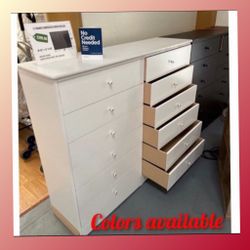 12 Drawer Dresser 57" Wide, 49" Height