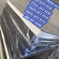 New Queen Bed And Box Spring All Sizes Available 