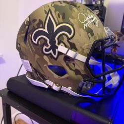 Archie Manning Signed Helmet Full Size Saints