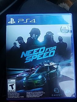Need for speed PS4 game