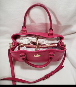 Coach hot pink online bag