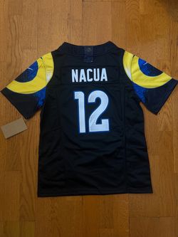 Black Los Angeles rams puca Nacua jersey