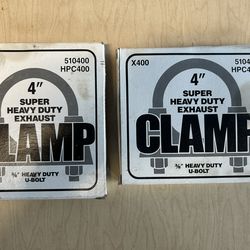 4” Super Heavy Duty Exhaust Clamps