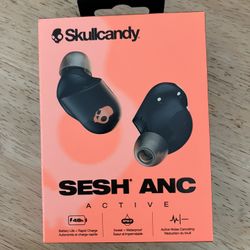 Skullcandy - Sesh ANC Active Noise Canceling True Wireless Earbuds - Black 
