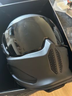 🔥 Brand New RUROC Atlas 2.0 Core Black Motorcycle Helmet – Size L