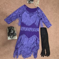 New Medium Fringe Flapper Dress Costume