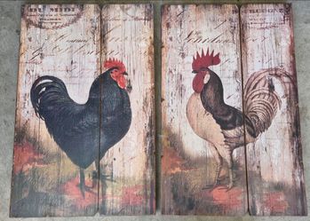Rooster wall art