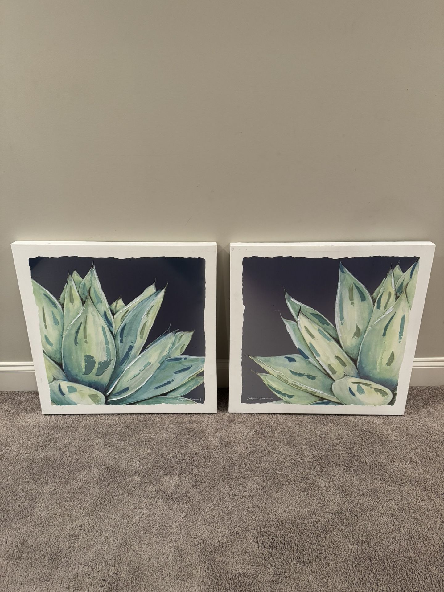 2 Piece Canvas Wall Decor - New
