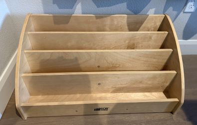 ECR 4 Kids Solid Wood 4-tier Book Shelf 