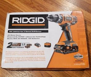 18v Lithium Ion, 2-Speed Drill/Driver